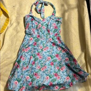 Disney hot topic, tropical tiki dress